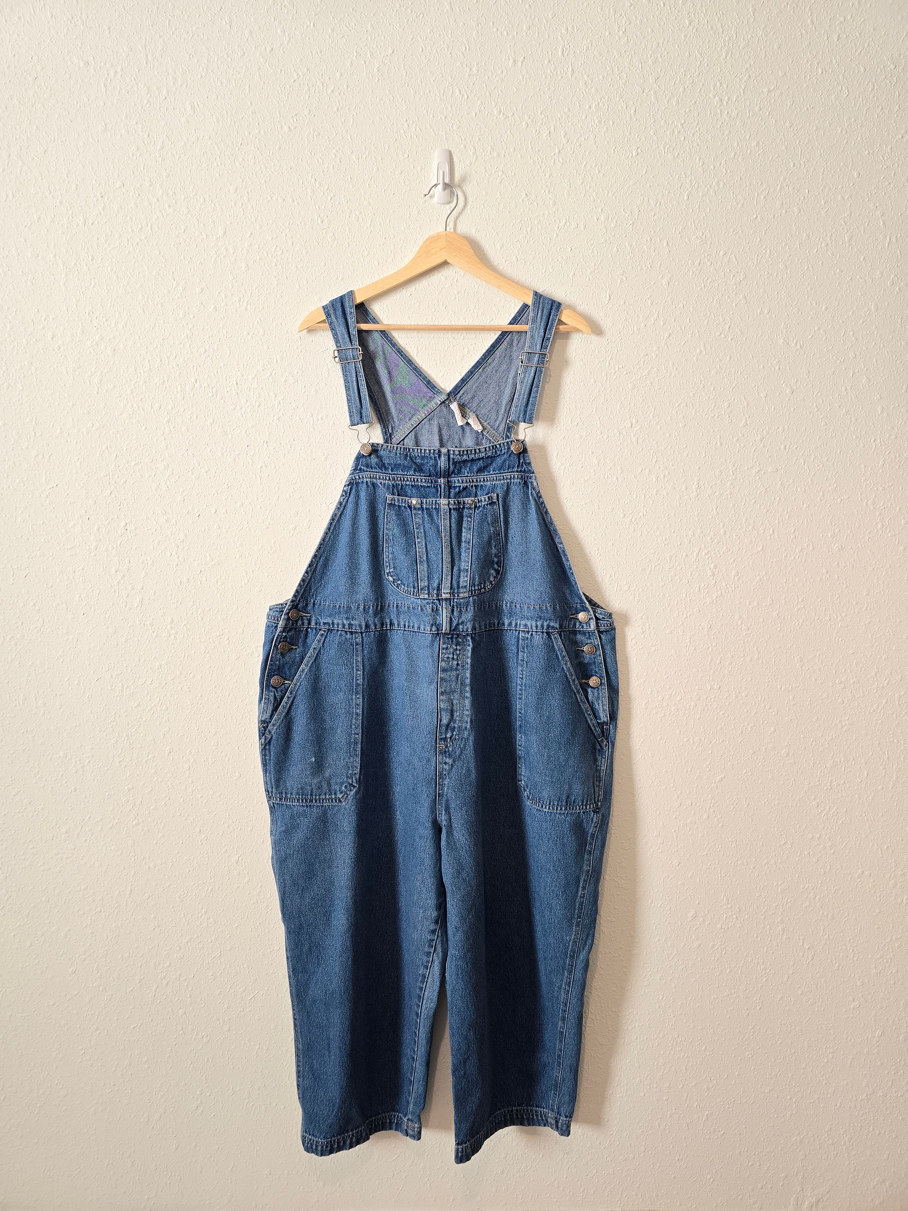 Vintage Denim Overalls (22W)