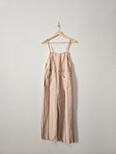 Madewell Neutral Linen Overalls (XS)