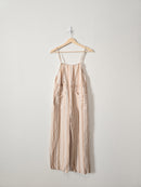 Madewell Neutral Linen Overalls (XS)