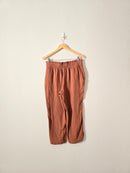 Terracotta Gauze Straight Pants (M)