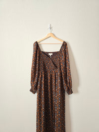 NEW Bohme Floral Midi Dress (L)