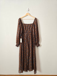 NEW Bohme Floral Midi Dress (L)