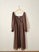 NEW Bohme Floral Midi Dress (L)