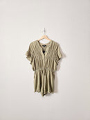 NEW Olive Ruffle Romper (S)