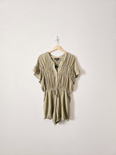 Load image into Gallery viewer, NEW Olive Ruffle Romper (S)
