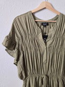 NEW Olive Ruffle Romper (S)