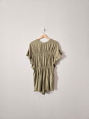 NEW Olive Ruffle Romper (S)