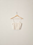 Abercrombie Linen Crop Top (S)