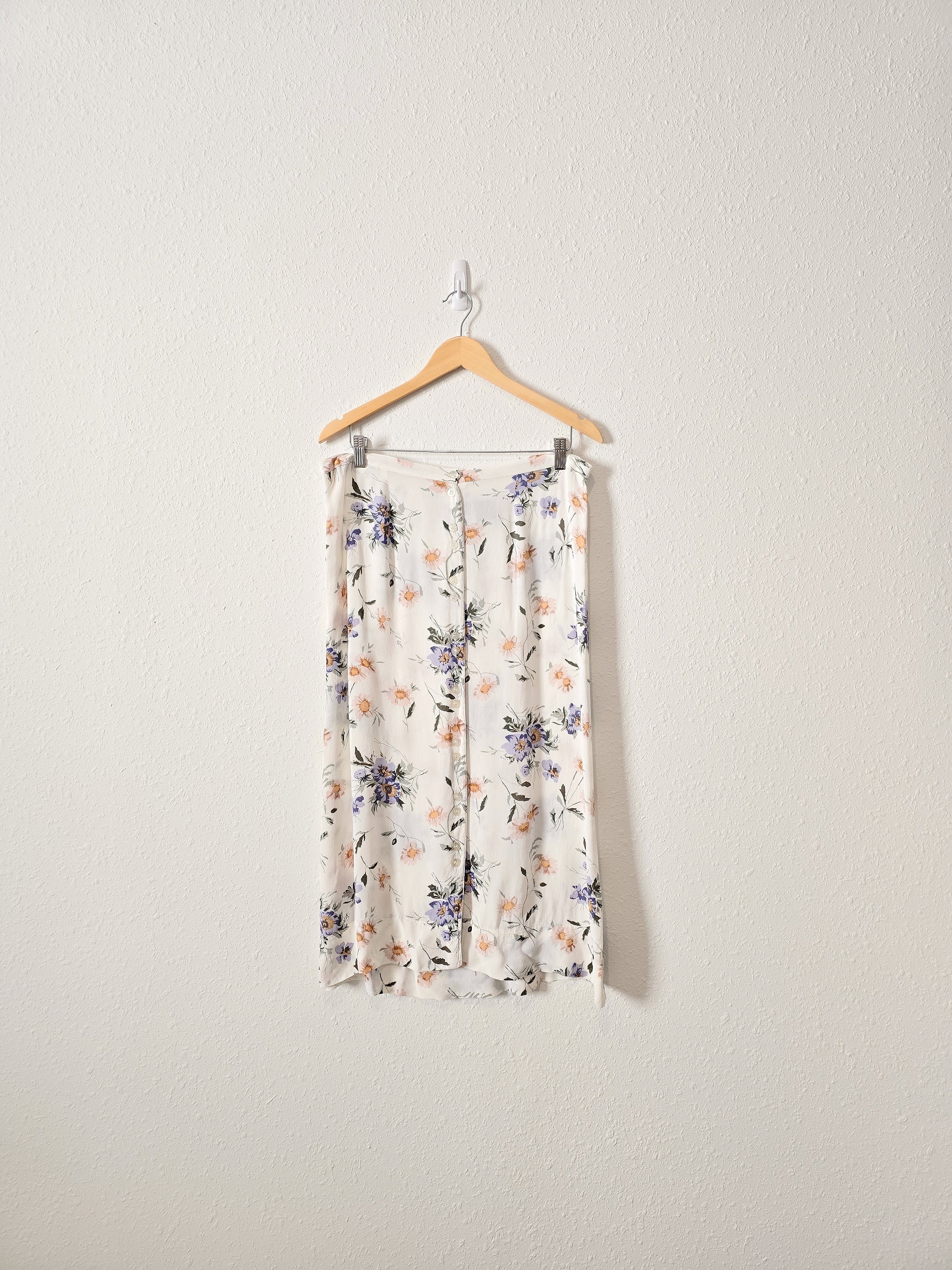 Vintage Floral Midi Skirt (16)