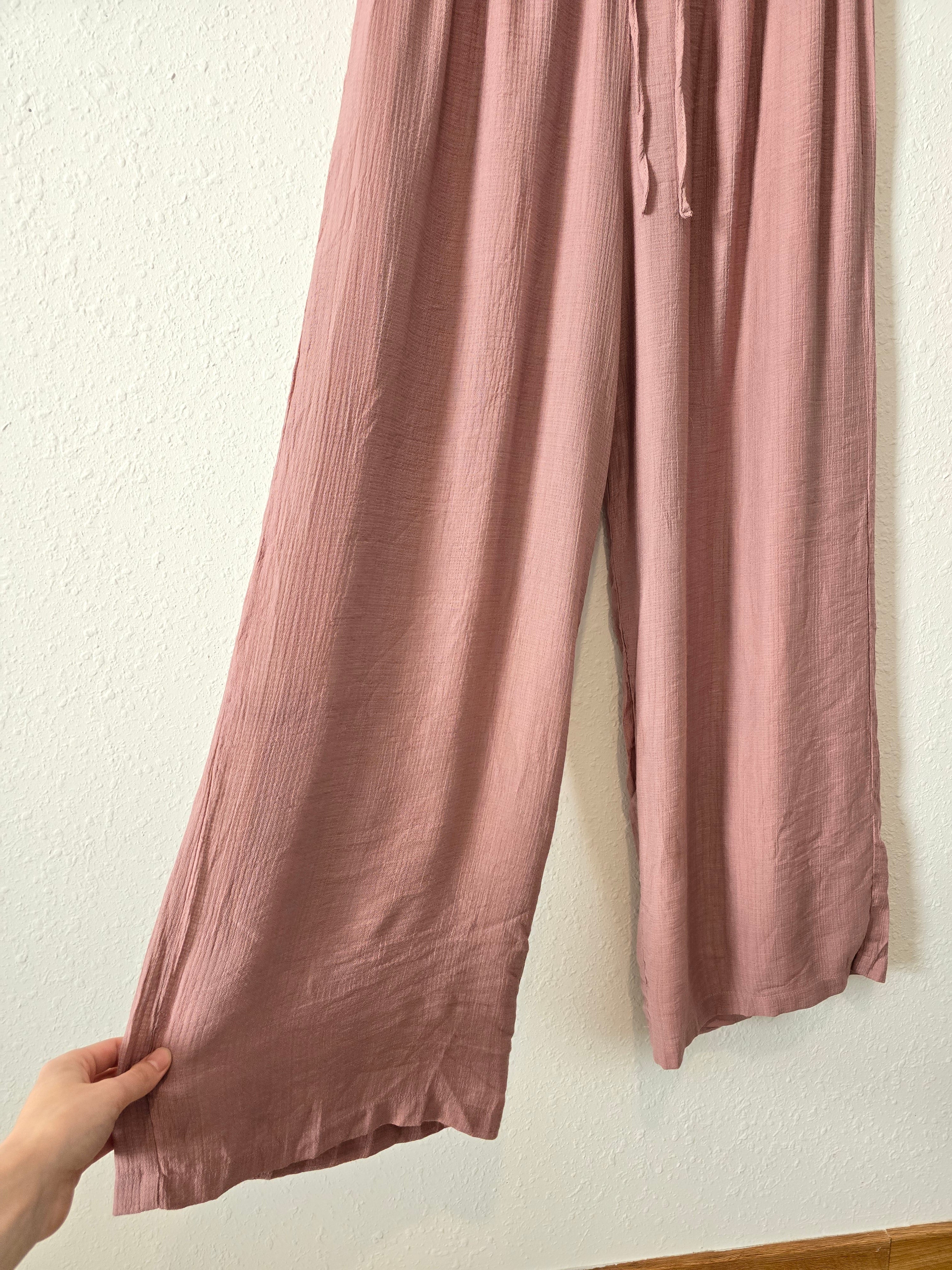 Lulus Wide Leg Beachy Pants (S)