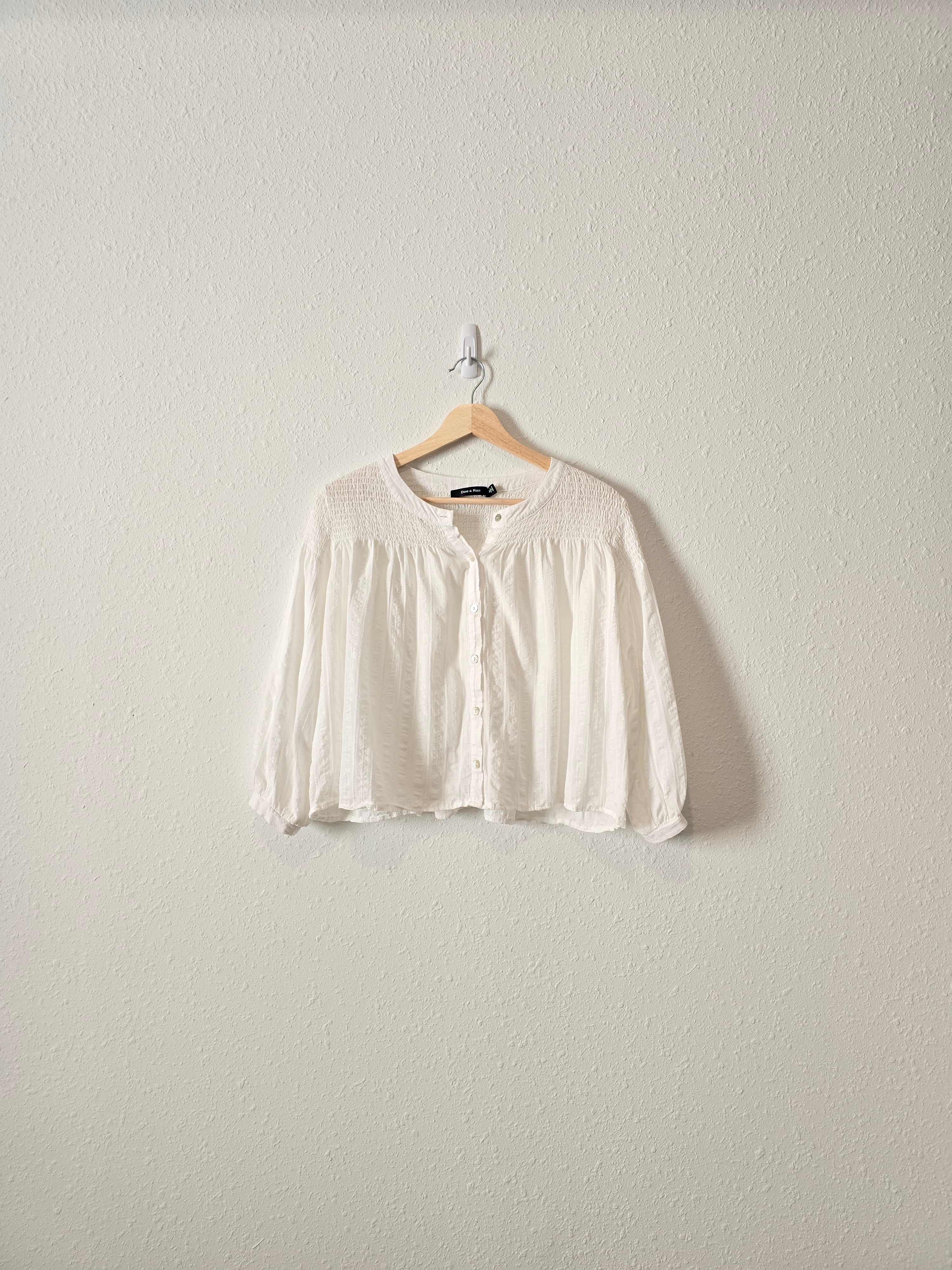 Button Up Oversized Top (S)