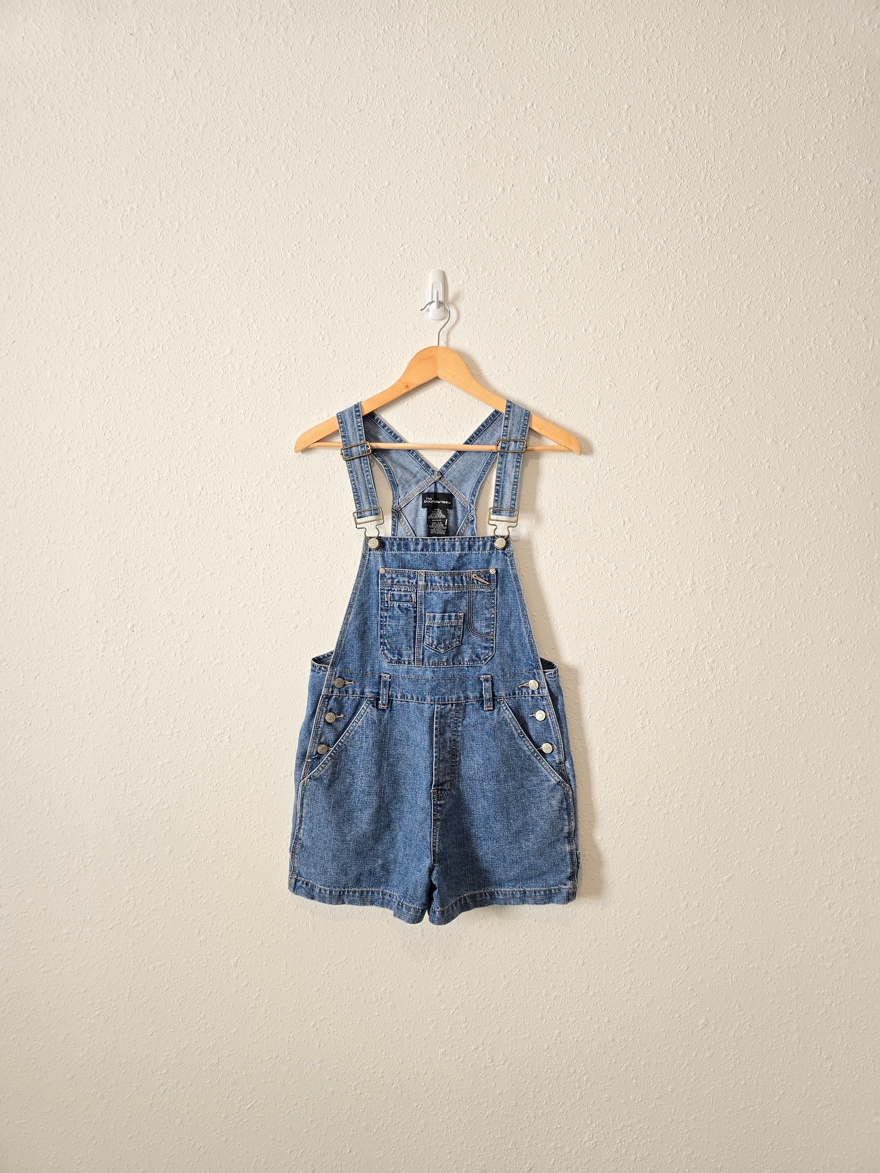 Vintage Denim Shortalls (S)