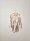 Gentle Fawn Oat Coverall Romper (S)