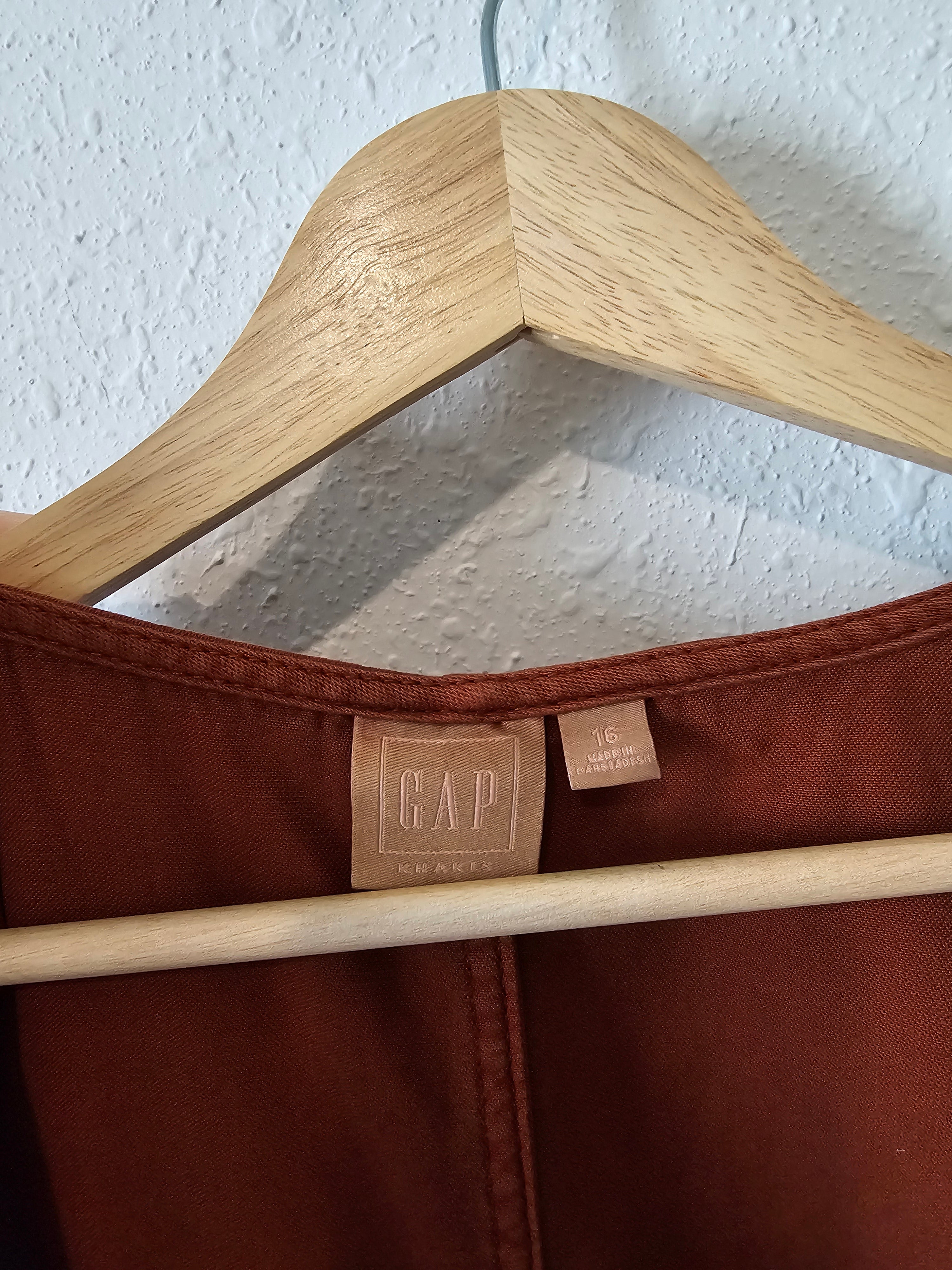 Gap Rust Straight Leg Jumpsuit (16)