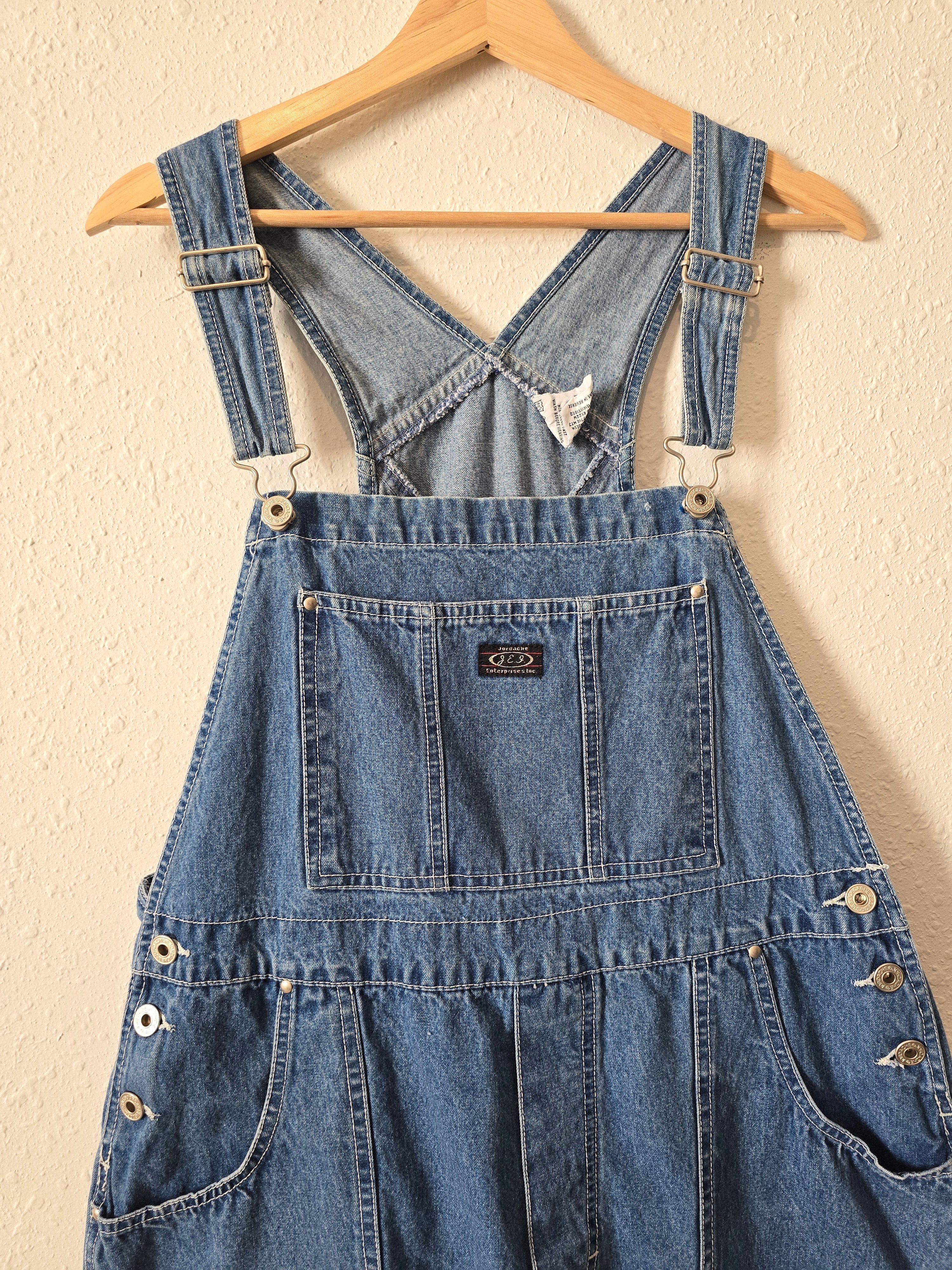 Vintage Denim Overalls (L)