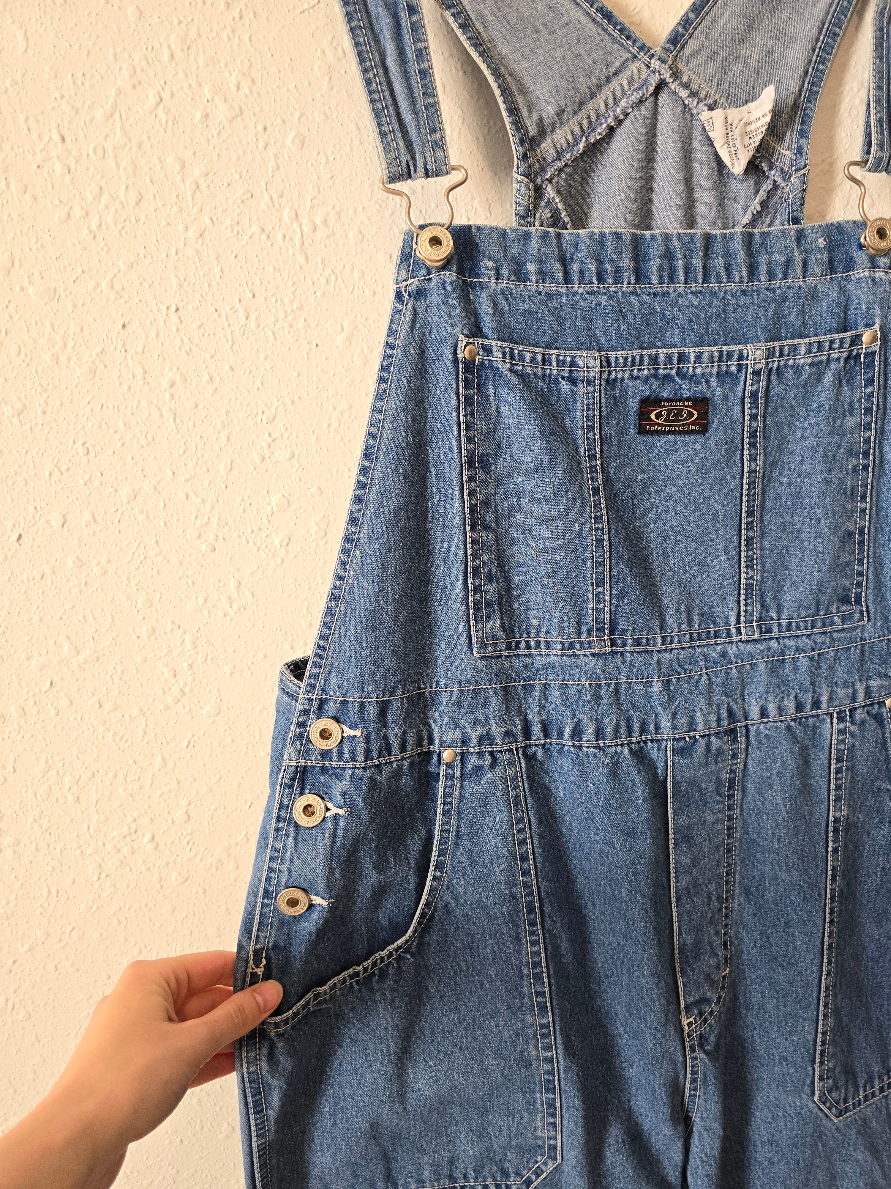 Vintage Denim Overalls (L)