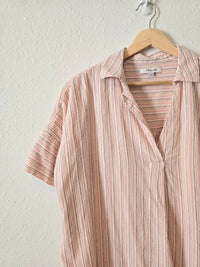 Madewell Striped Oversized Top (S)