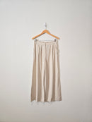 NEW Linen Wide Leg Pants (S)