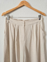 NEW Linen Wide Leg Pants (S)