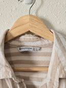 Neutral Striped Button Up (XL)