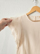 NEW Gauze Ruffle Sleeve Top (M)