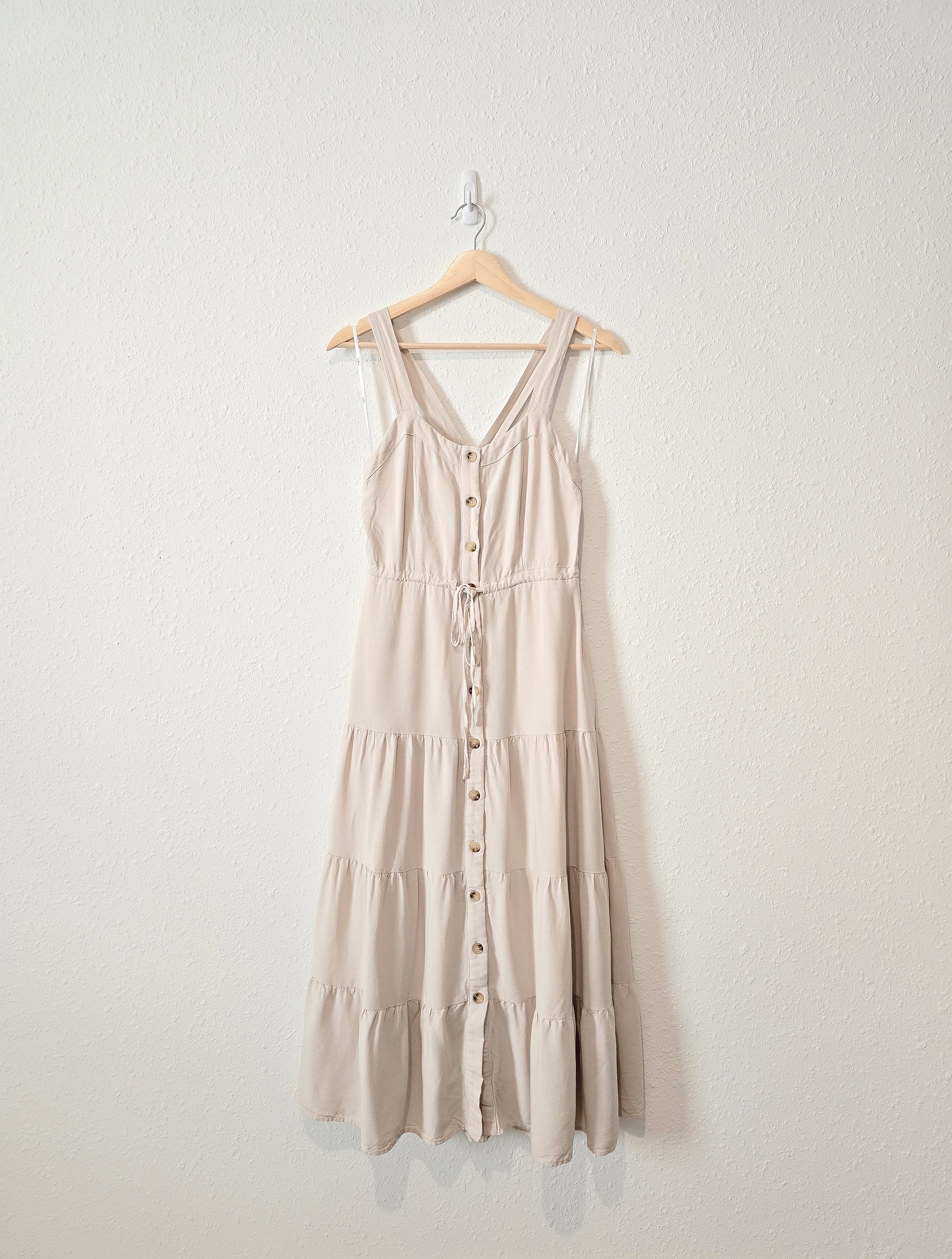 Lulus Linen Midi Dress (S)