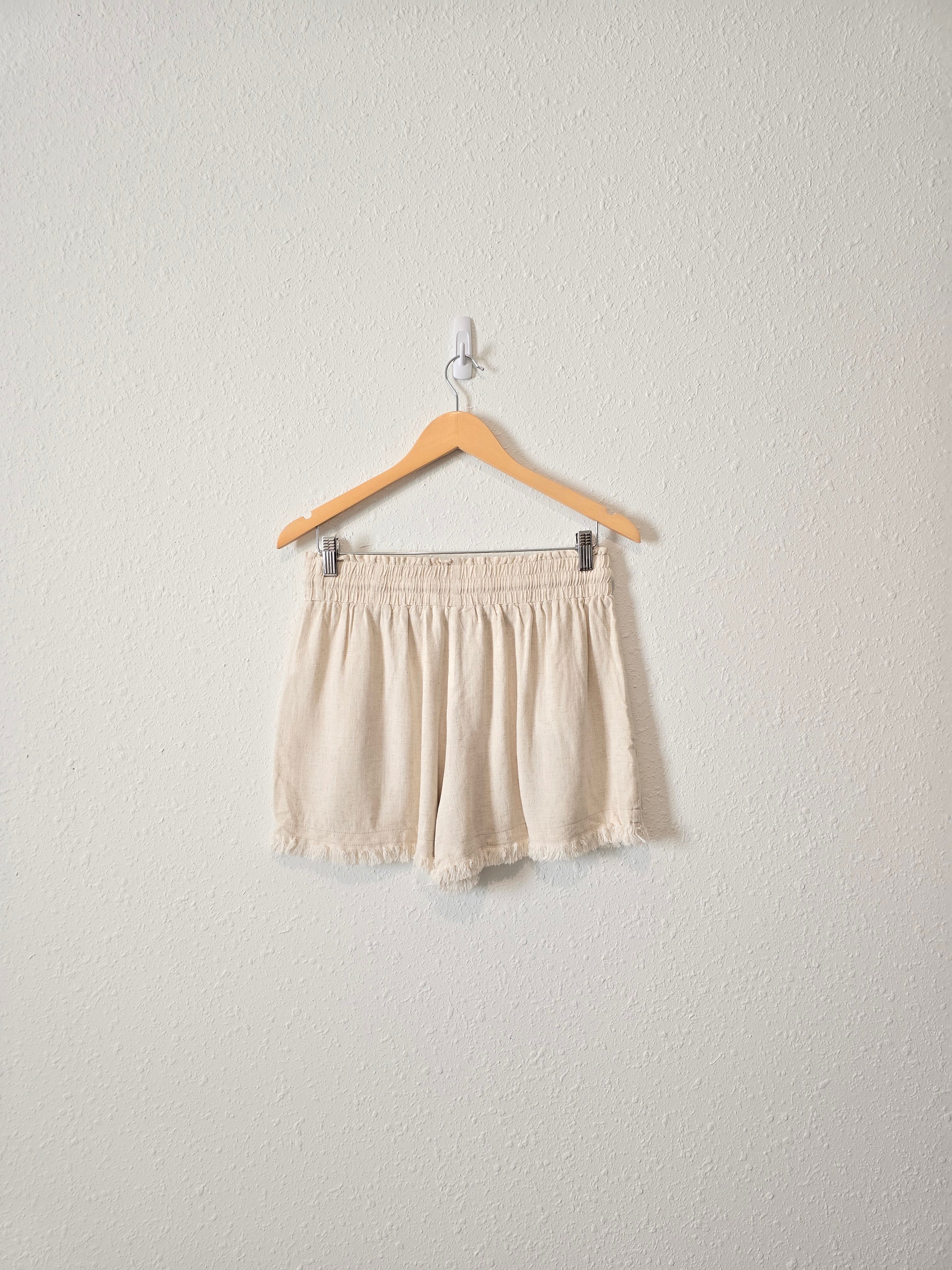 Promesa Neutral Linen Shorts (L)