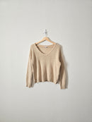 Gilli Neutral Knit Sweater (S)