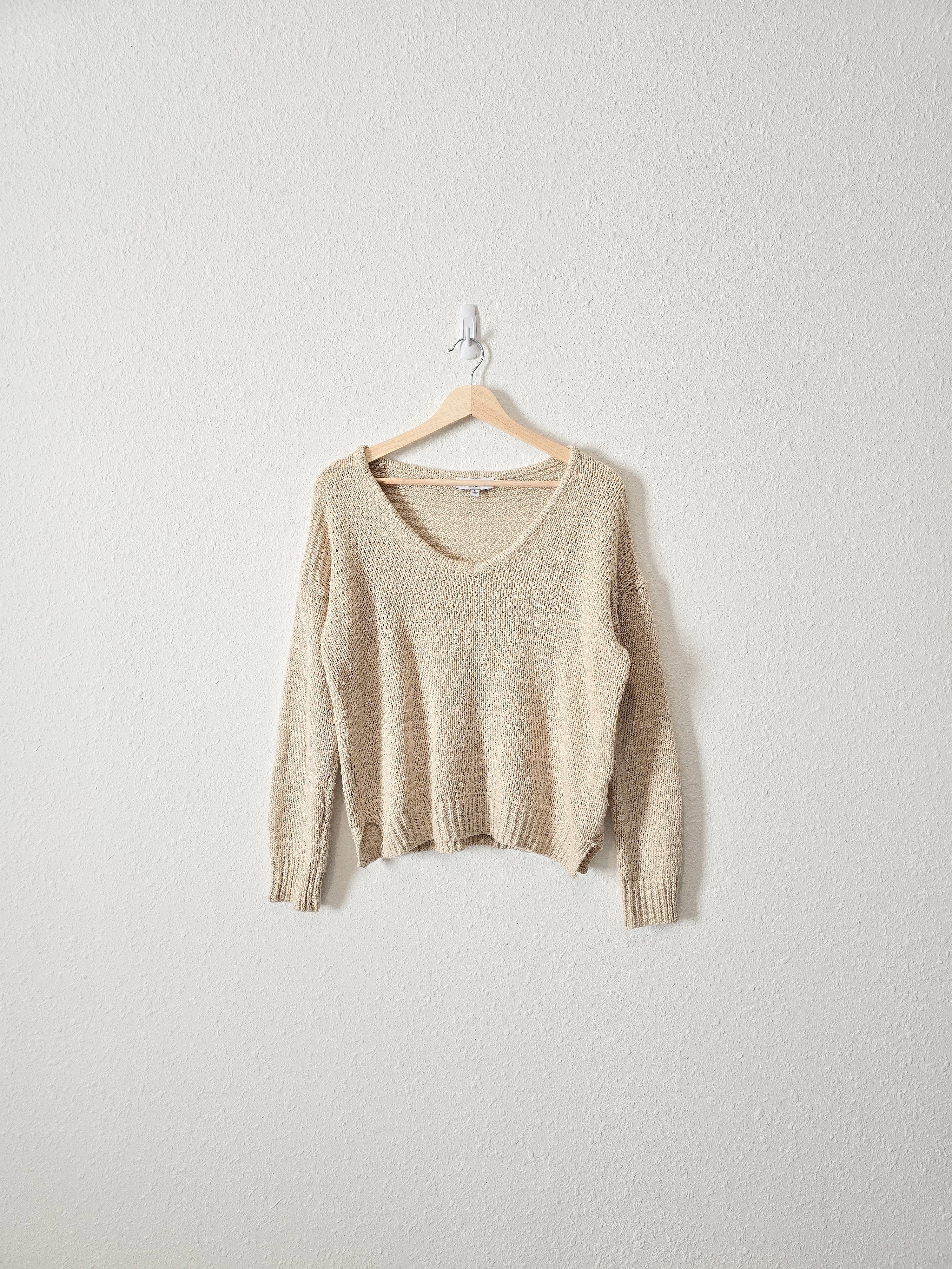 Gilli Neutral Knit Sweater (S)