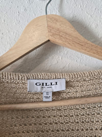 Gilli Neutral Knit Sweater (S)