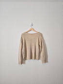 Gilli Neutral Knit Sweater (S)