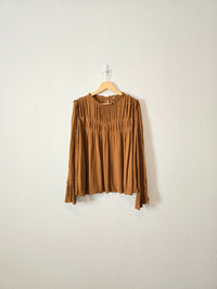 Free People Ginger Flare Sleeve Top (XL)