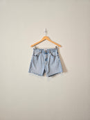 Zara Light Wash Denim Shorts (6)