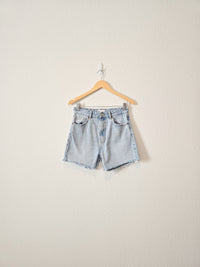 Zara Light Wash Denim Shorts (6)