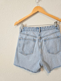 Zara Light Wash Denim Shorts (6)