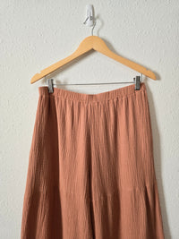 Gauze Wide Leg Pants (L)