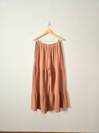 Gauze Wide Leg Pants (L)