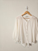 Zara Flowy Button Up Blouse (S)