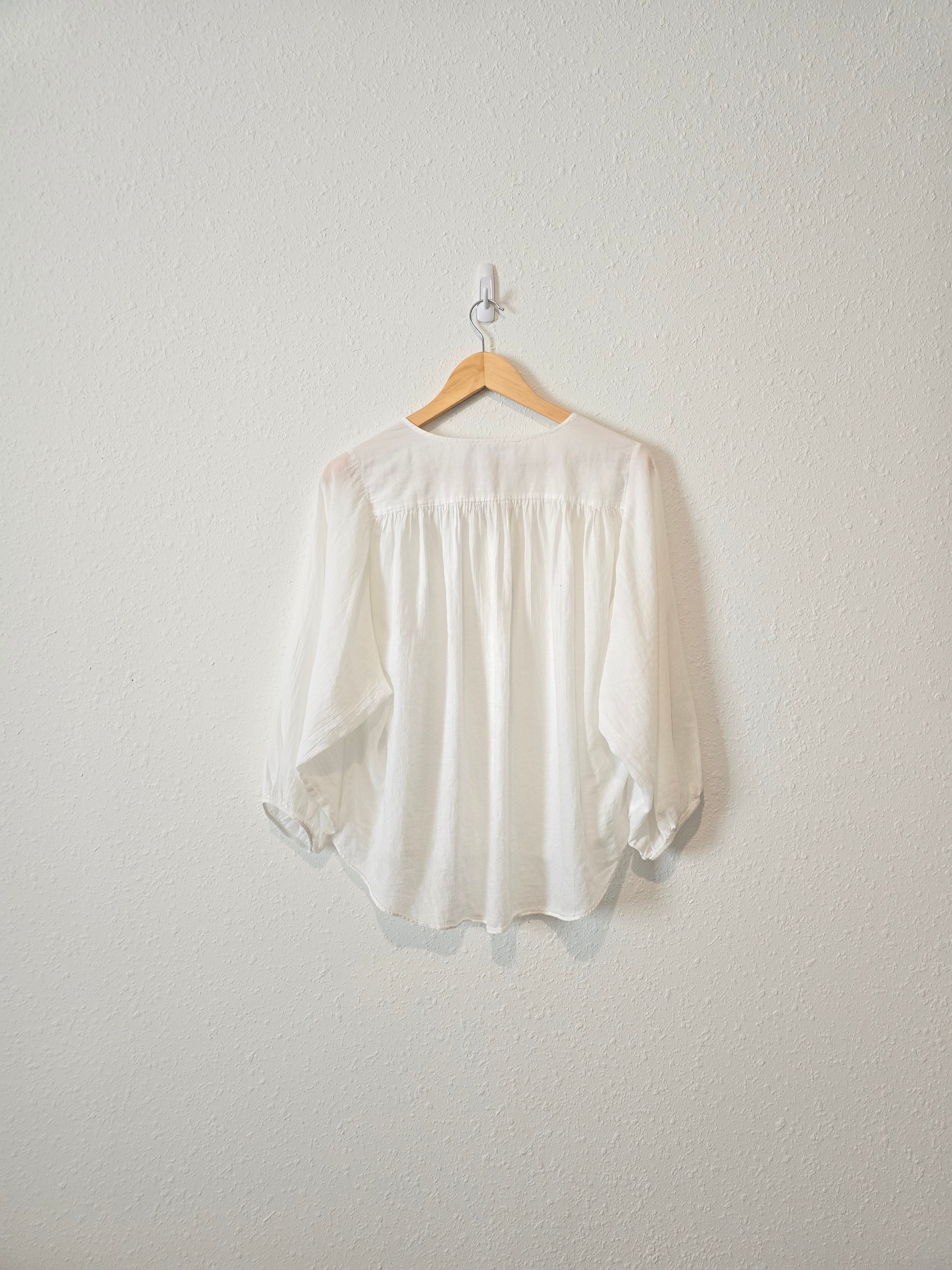 Zara Flowy Button Up Blouse (S)