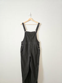 NEW Aerie Black Baggy Overalls (L)