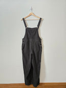 NEW Aerie Black Baggy Overalls (L)