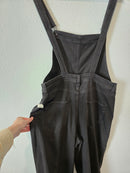 NEW Aerie Black Baggy Overalls (L)