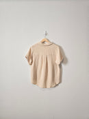 Cotton Gauze V Neck Top (S)