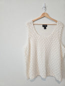 Vintage Crochet Knit Tank (3X)