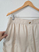 Loft High Rise Linen Shorts (L)