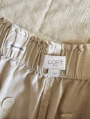 Loft High Rise Linen Shorts (L)