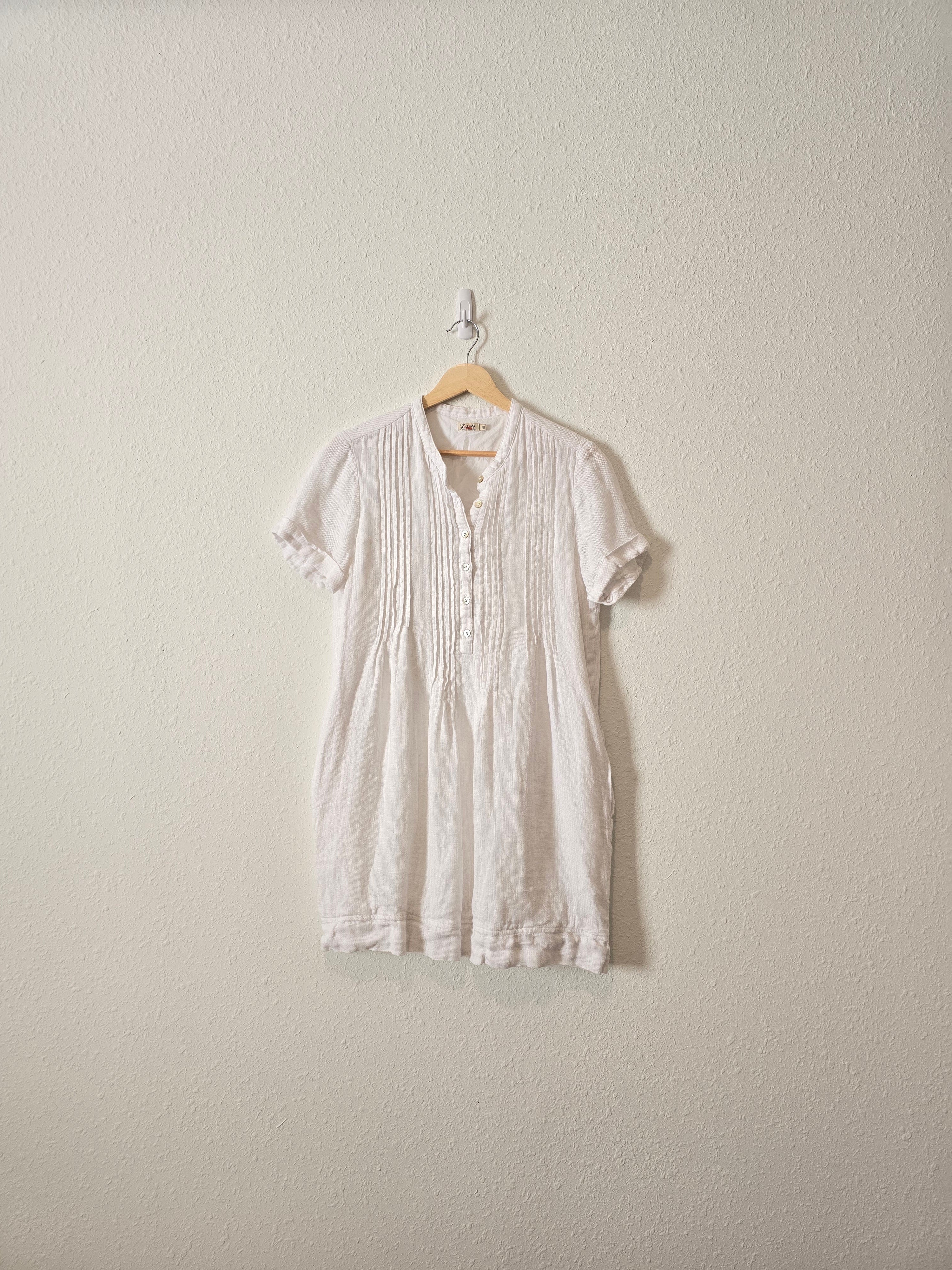 Faherty 100% Linen Mini Dress (S)