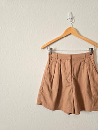 NEW Abercrombie Brown Linen Shorts (XS)