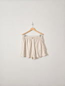 Loft High Rise Linen Shorts (L)