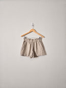 Taupe Linen Easy Shorts (XS)